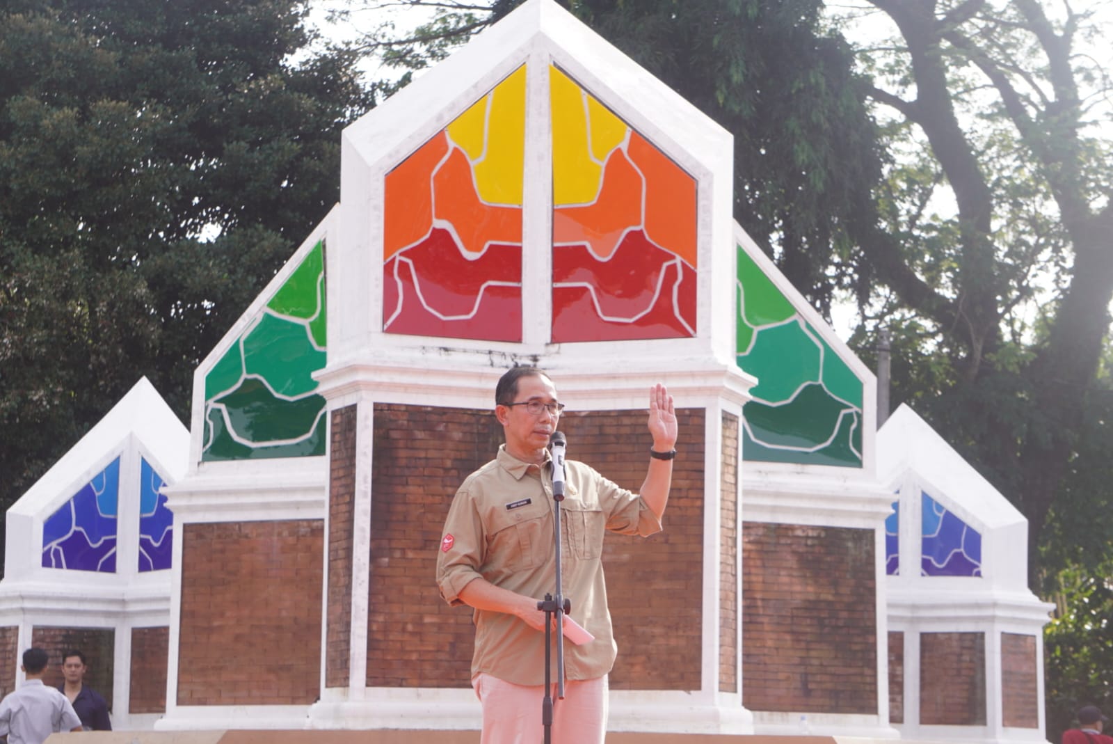 Sekda Subang Hadiri Pinton Anggon Moka Subang dan Tantang Finalis Moka Promosikan Subang