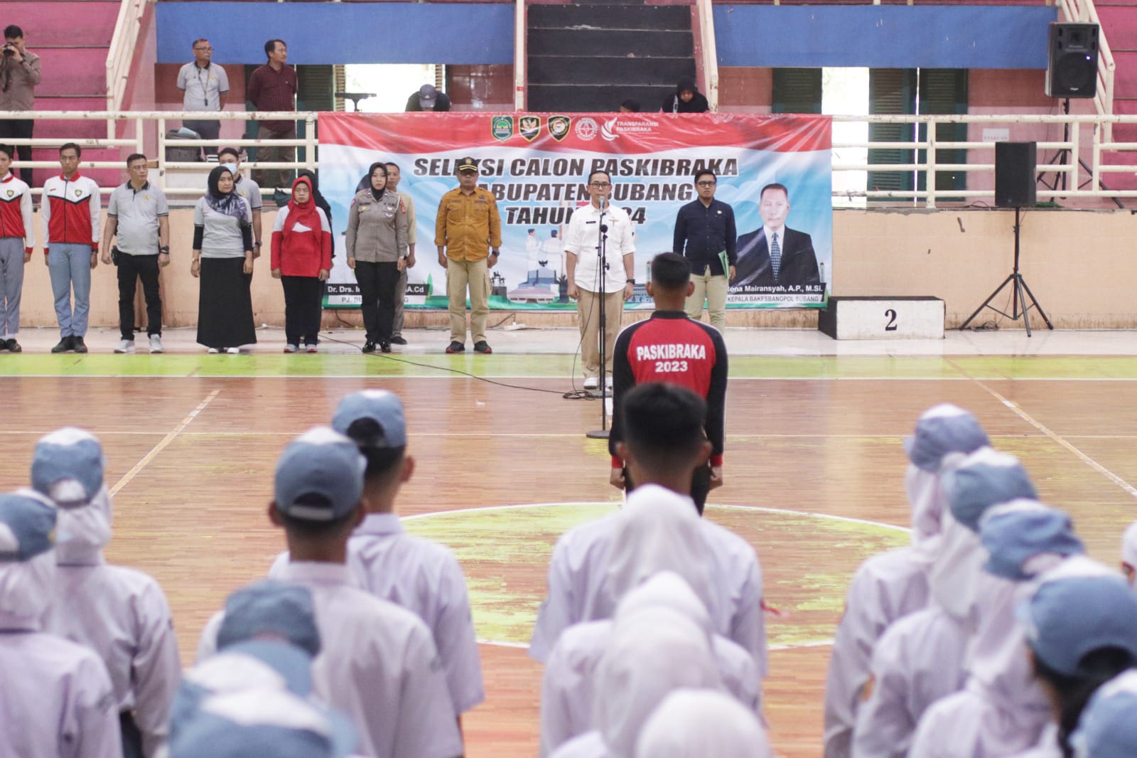 Sekda Subang hadiri Seleksi Calon PASKIBRAKA Tingkat Kabupaten Subang Tahun 2024