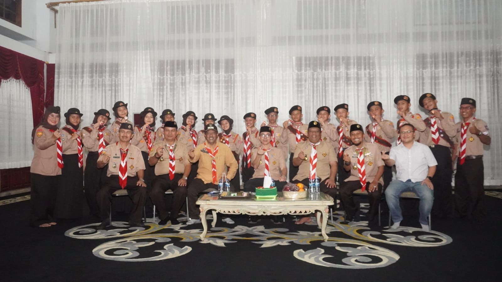Sekda Subang Melepas peserta Jambore Nasional XI
