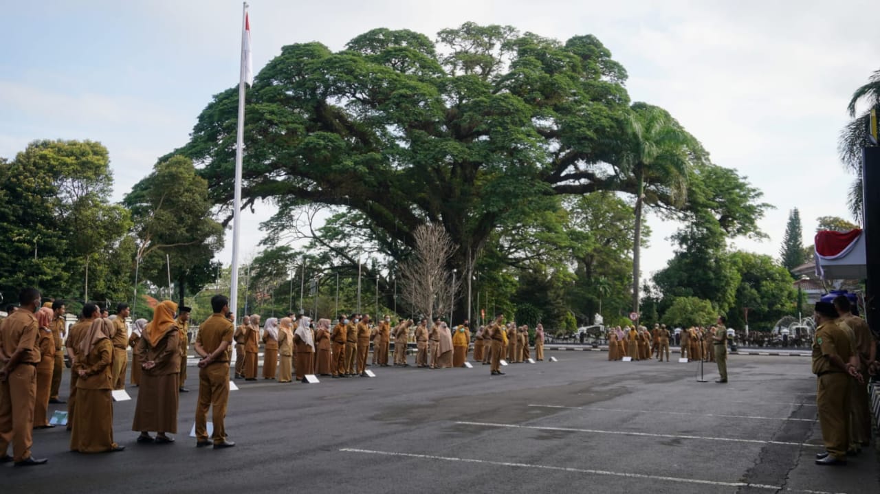 Sekda Subang Pimpin Apel Pagi