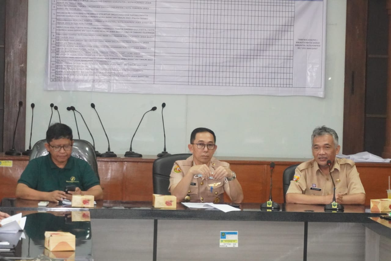 Sekda Subang Pimpin Rakor Persiapan Porprov XIV