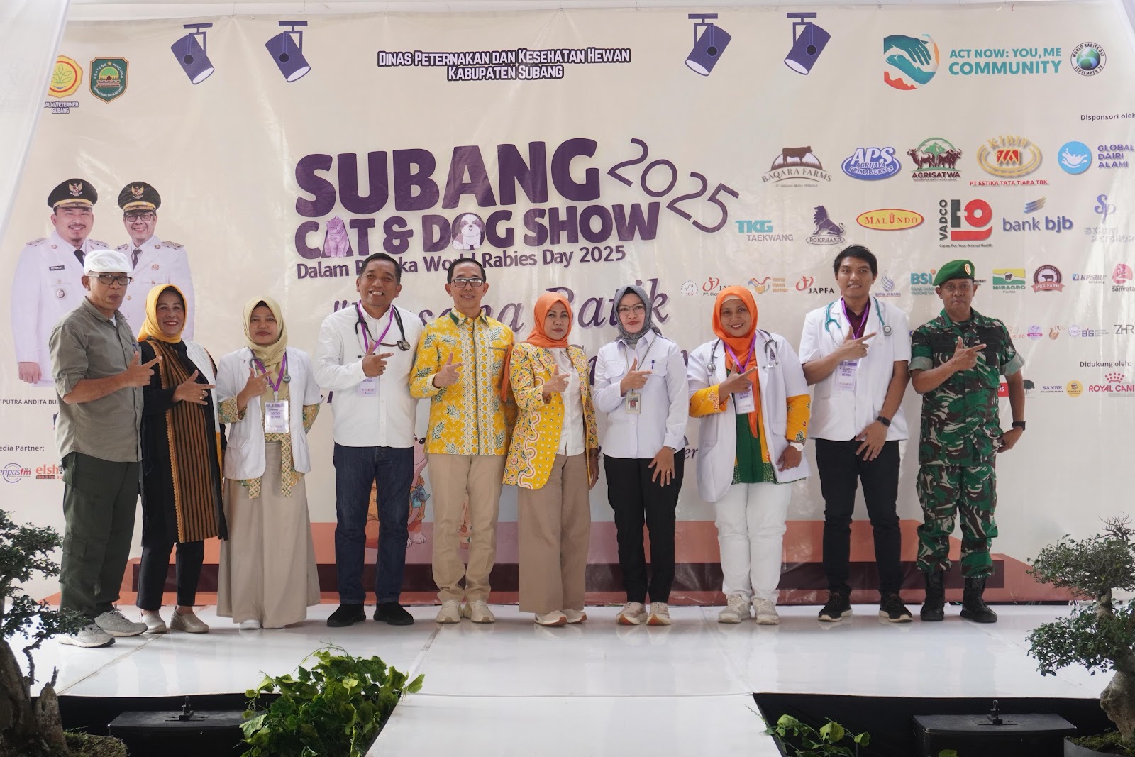 SEKDA SUBANG RESMI BUKA PERINGATAN WORLD RABIES DAY KABUPATEN SUBANG 2025