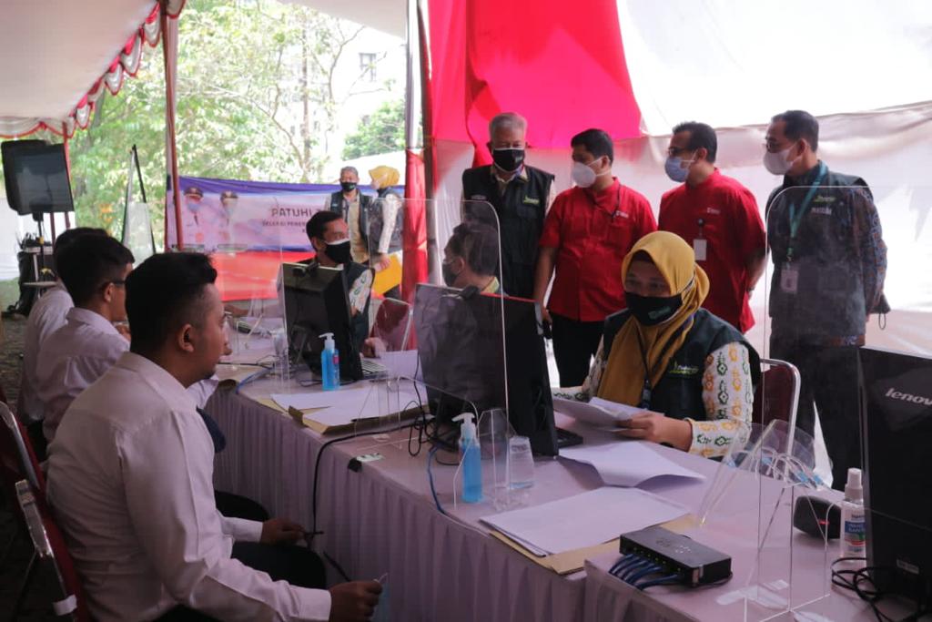 Sekda Subang Tinjau Pelaksanaan SKD CASN Lingkup Pemkab