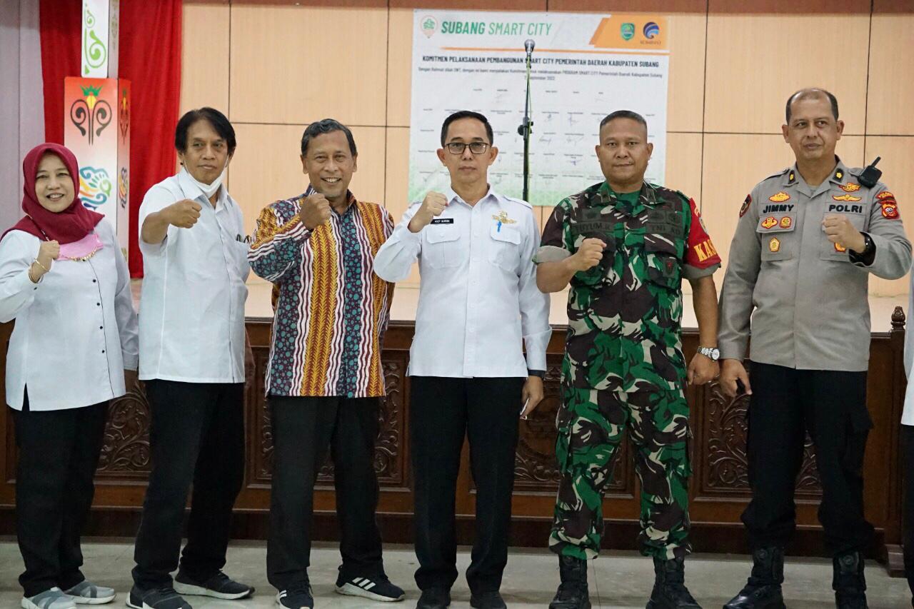 Sekda Subang Tutup Bimbingan Teknis Penyusunan master plan Smart City dan Quick Win