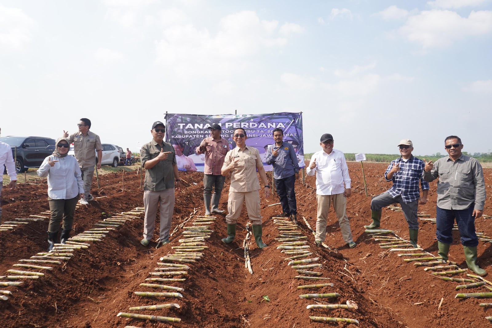 Sekretaris Daerah Kabupaten Subang Hadiri Tanam Perdana 'Bongkar Ratoon' Bersama Kementerian Pertanian
