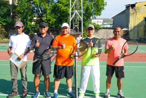 Semarakan HUT RI ke-77, Kodim 0605/Subang Gelar Pertandingan Tenis Lapangan