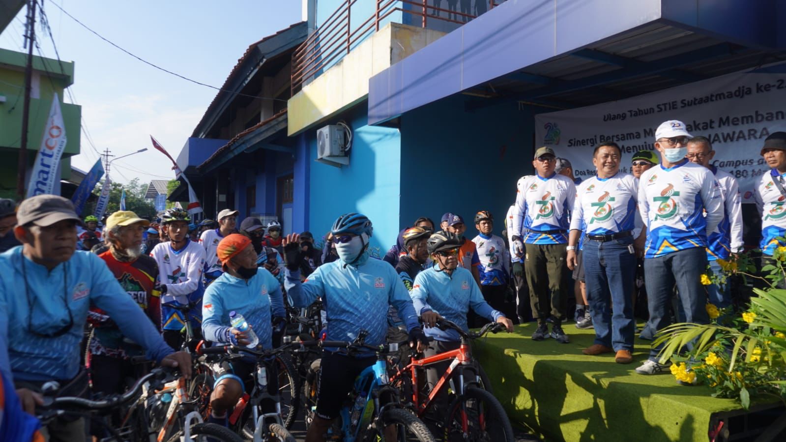 Sepeda Santai, Peringatan HUT Koperasi, HUT STIESA & HUT RI terapkan GERMAS