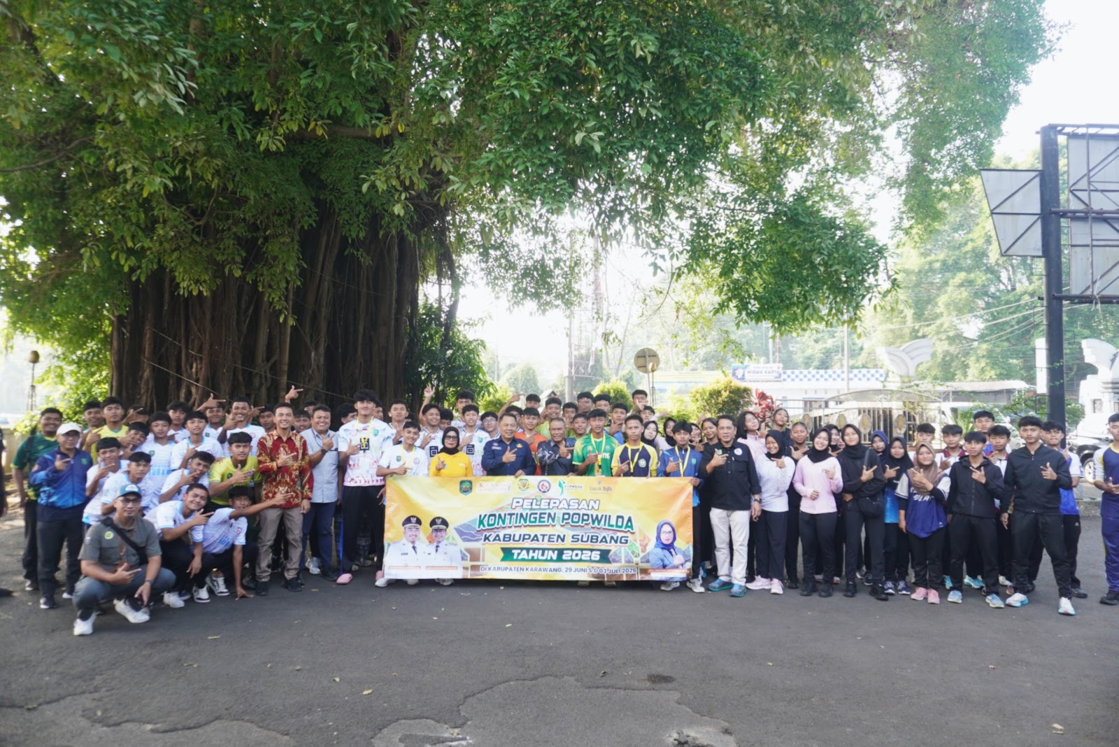 Siap Tempur di Karawang, Kontingen POPWILDA Kabupaten Subang Resmi Dilepas!