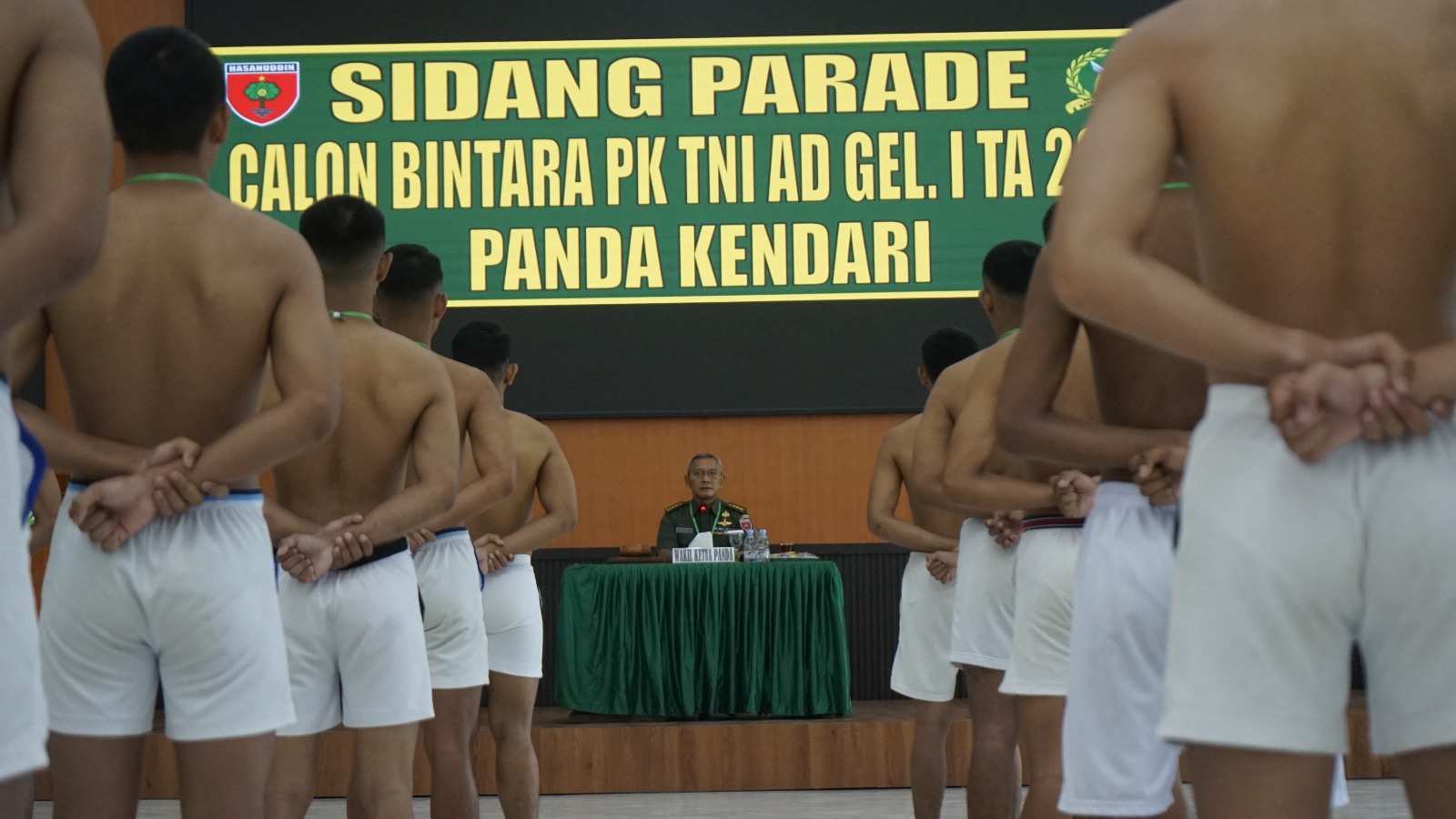 Sidang Parade Calon Bintara PK TNI AD Gel.I TA 2026 Panda Kendari Berlangsung Transparan dan Objektif