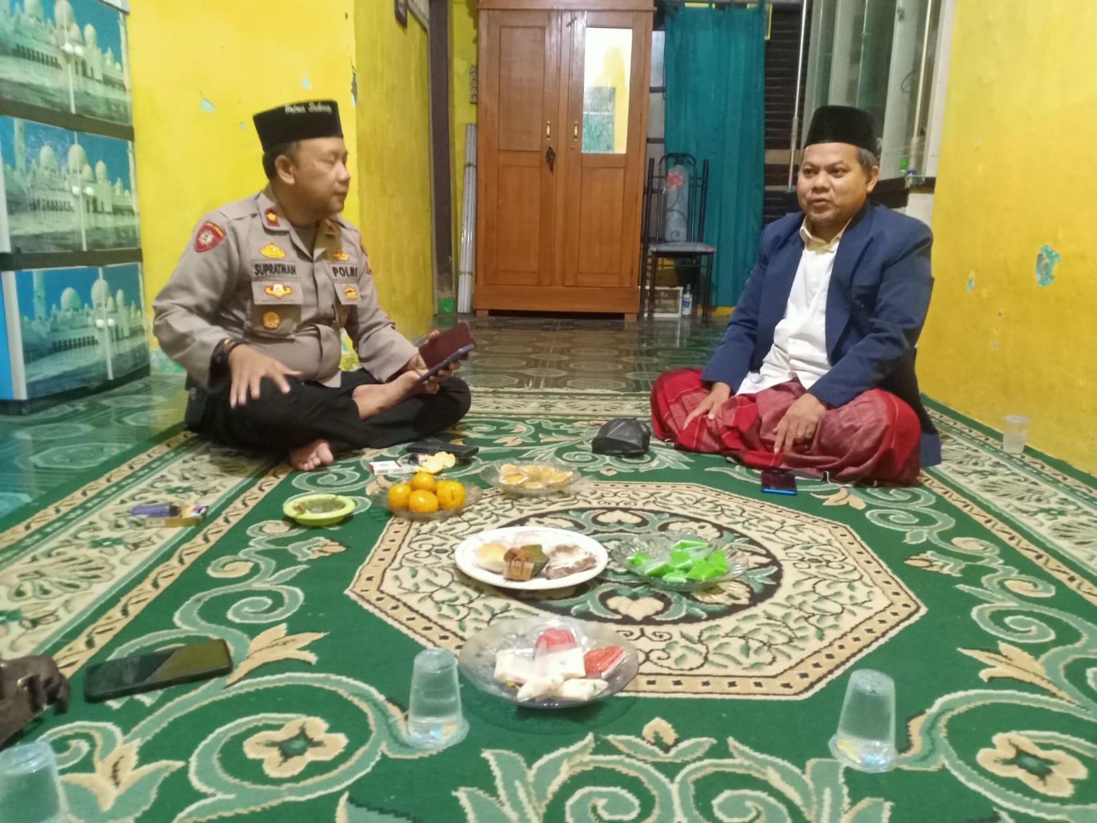 Sinergi Umaro Dengan Ulama, Kapolsek Pamanukan Silaturahmi dengan Tokoh Agama