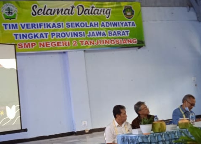 SMPN 2 Tanjungsiang Di Verifikasi Sekolah ADIWIYATA Tingkat Provinsi Jawa Barat