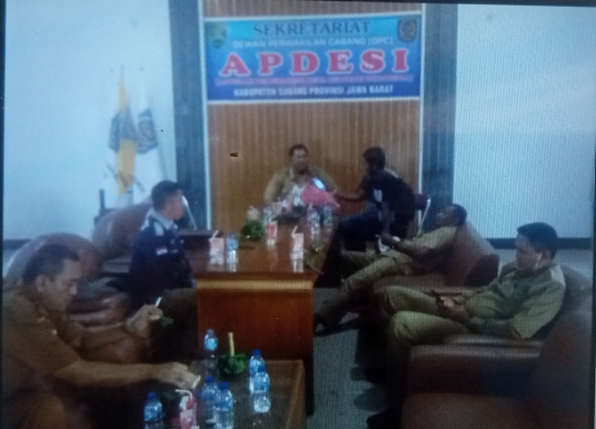 Sosialisasi Program DPKP, APDESI Undang Kepala Desa Sekabupaten Subang