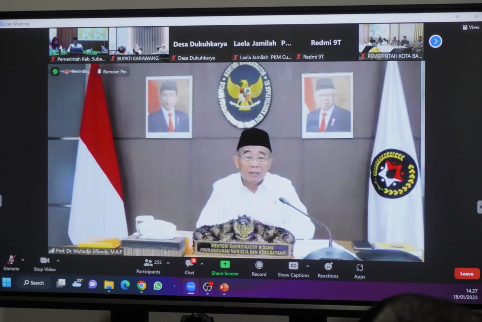 Srkda Subang Hadiri Roadshow Kemenko PMK