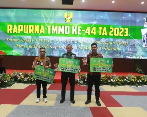 Tangan Dingin Dandim 1420/Sidrap, Harumkan Kodam XIV/Hasanuddin di Ajang Rapurna TMMD ke-44