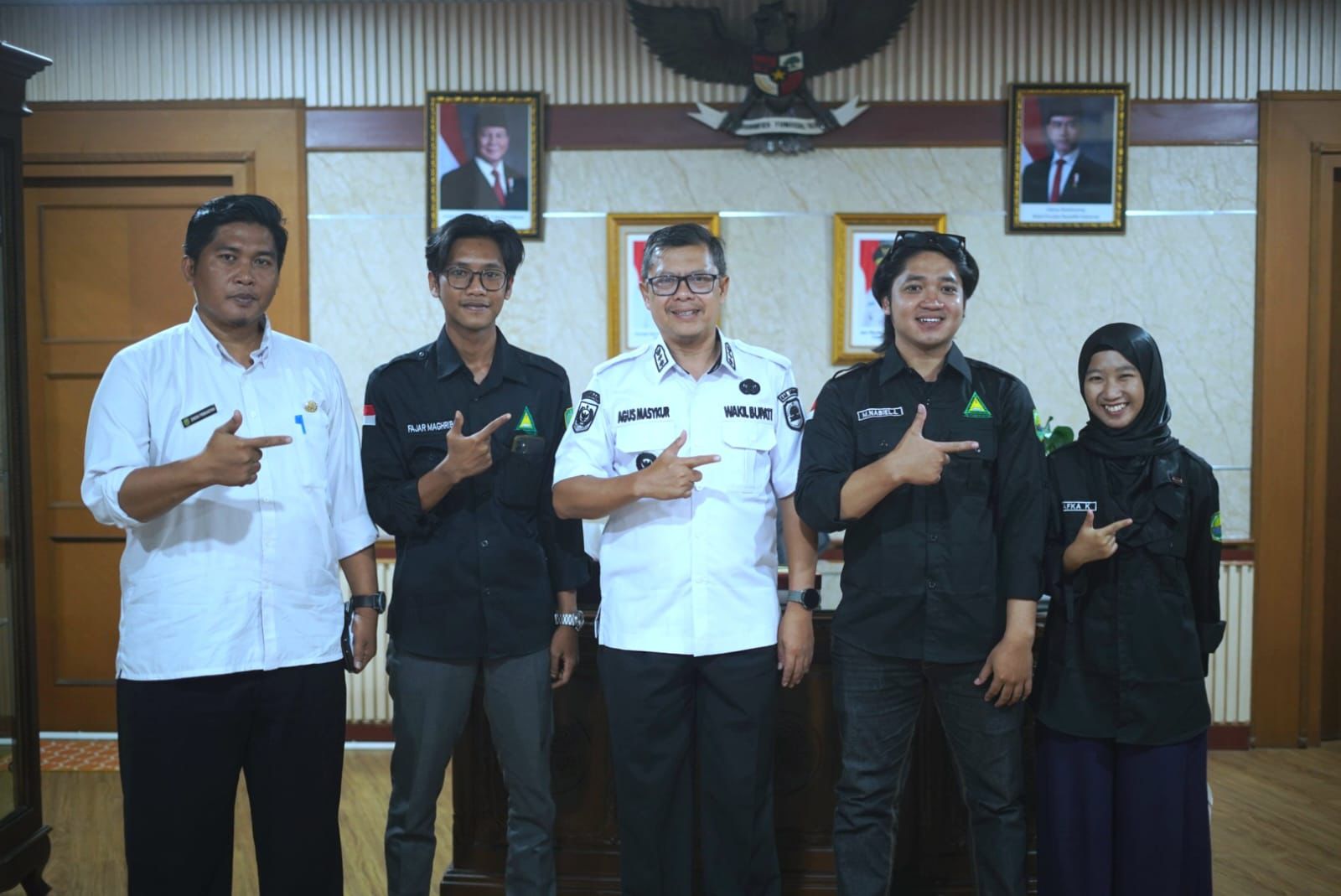 TERIMA AUDIENSI HIMKAS, KANG AKUR TEKANKAN SINKRONISASI PROGRAM KKN DENGAN PEMBANGUNAN DAERAH