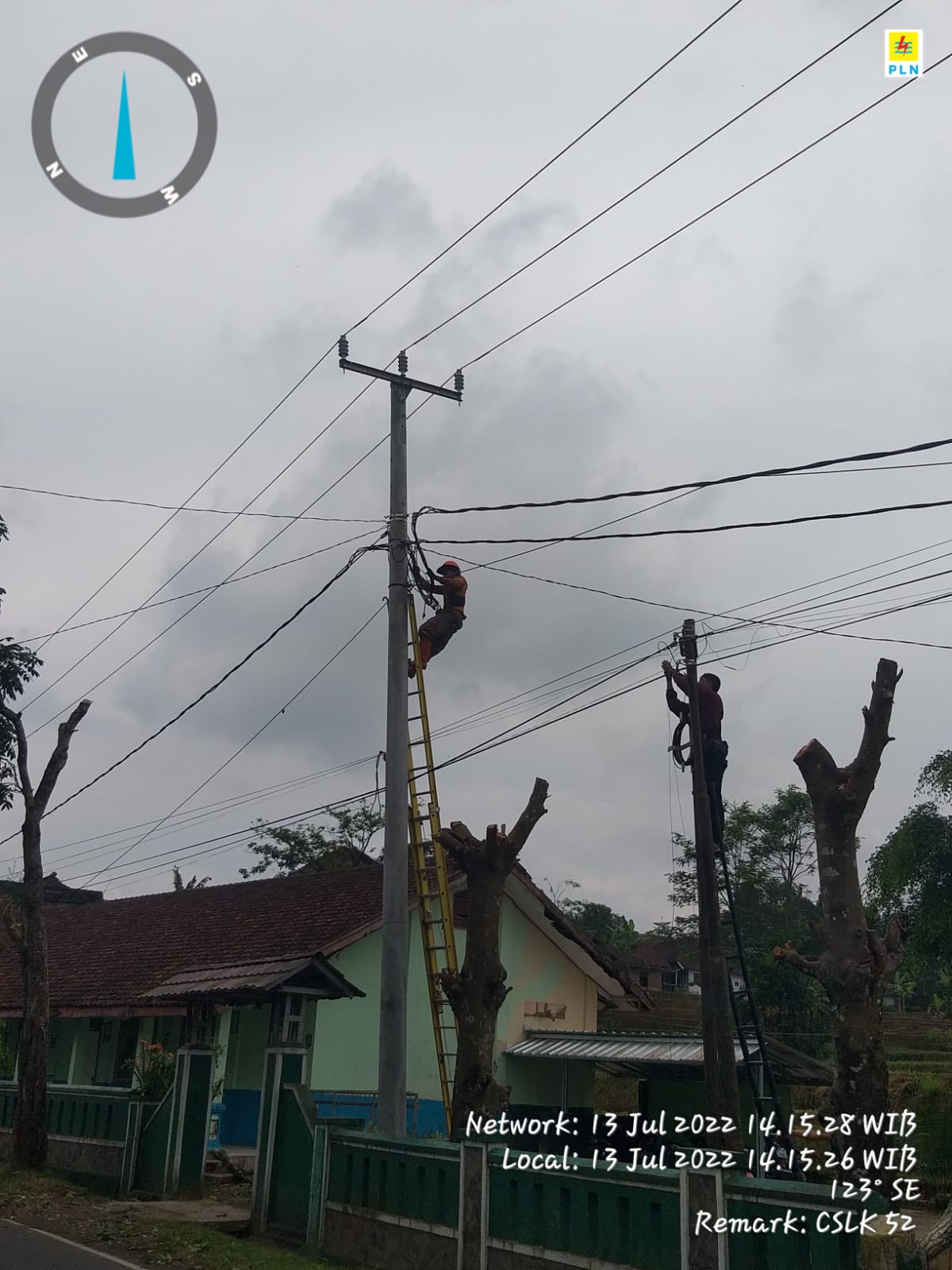 Terimakasih Pihak PLN Subang Yang terbukti Laksanakan Pergeseran Saluran Listrik