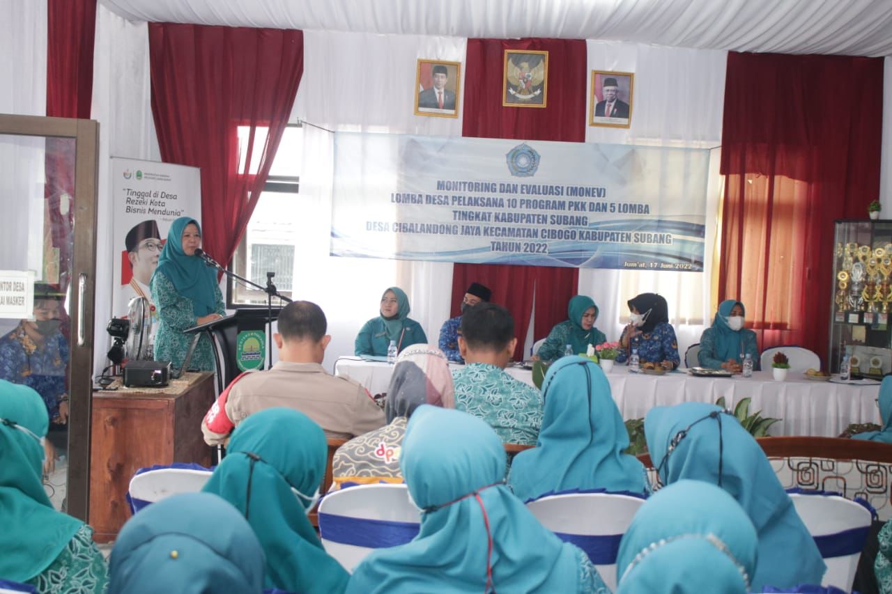 TP PKK kabupaten Melaksanakan Monitoring Dan Evaluasi