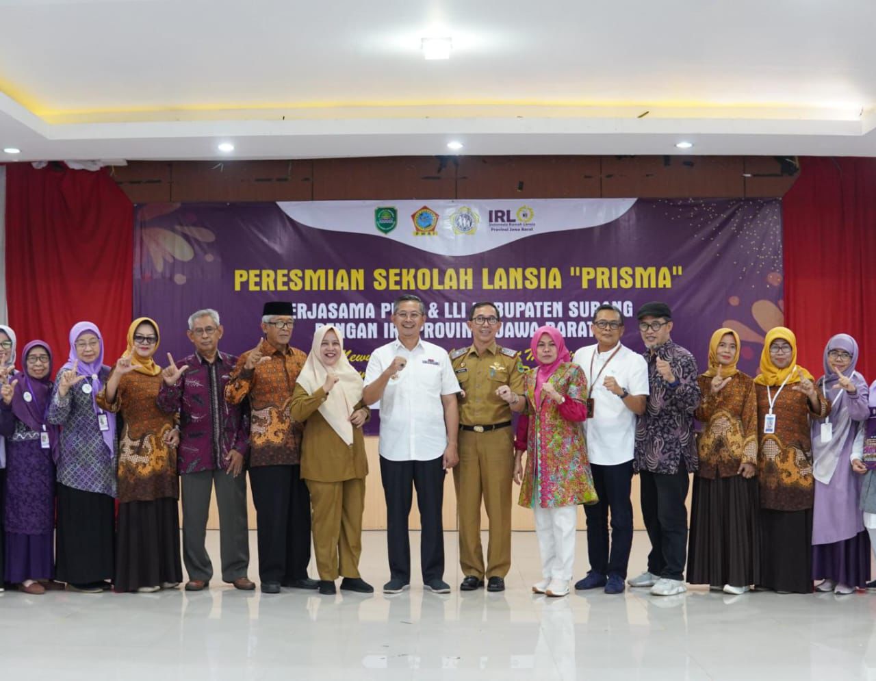 Turut Resmikan Sekolah Lansia PRISMA, Pj. Bupati Subang: "Lansia Subang Harus Bahagia dan Produktif"