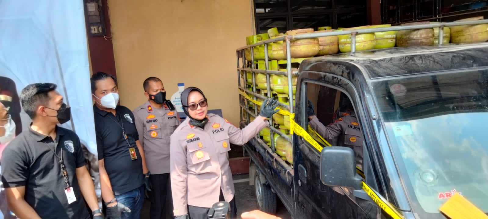 Unit Tipidter Sat Reskrim Polres Subang Bekuk Komplotan Pengoplos Gas Elpiji Bersubsidi 3Kg