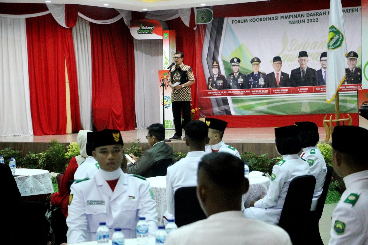 Wabup Subang : Silaturahmi Paskibraka