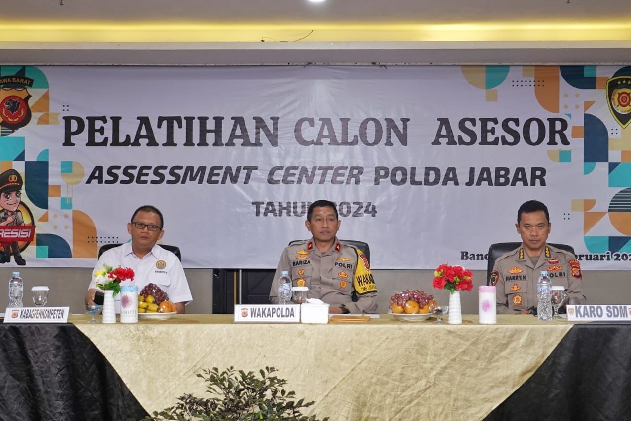 WAKAPOLDA JABAR BUKA PELATIHAN ASESOR ASSESMENT CENTER POLRI TA 2024