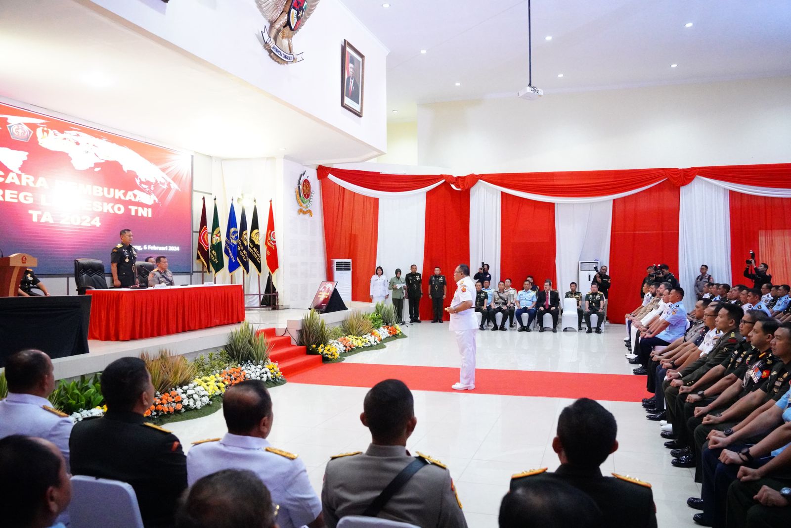 Wakapolda Jabar Hadiri  Undangan Dari Dan Sesko TNI Pada Acara Pembukaan Pendidikan Reguler Ke LII Sesko TNI TA 2024