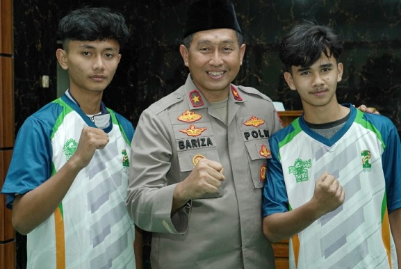 Wakapolda Jabar Ikut Melepas Keberangkatan Kontingen Dan Official PWNU Jabar