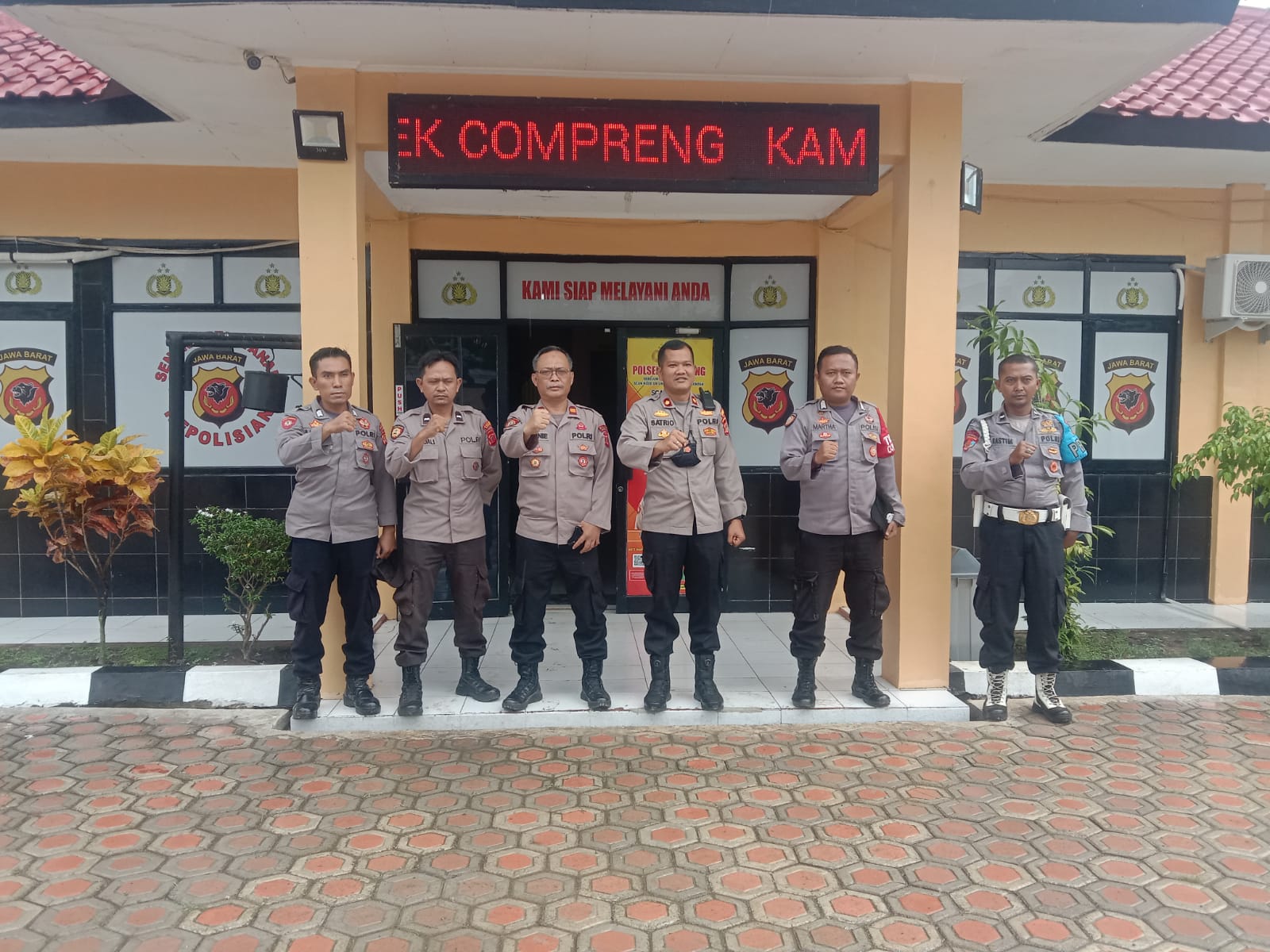 Wakapolres Subang Kontrol Mako Sekaligus  Beri Arahan Kepada Personil Polsek Compreng