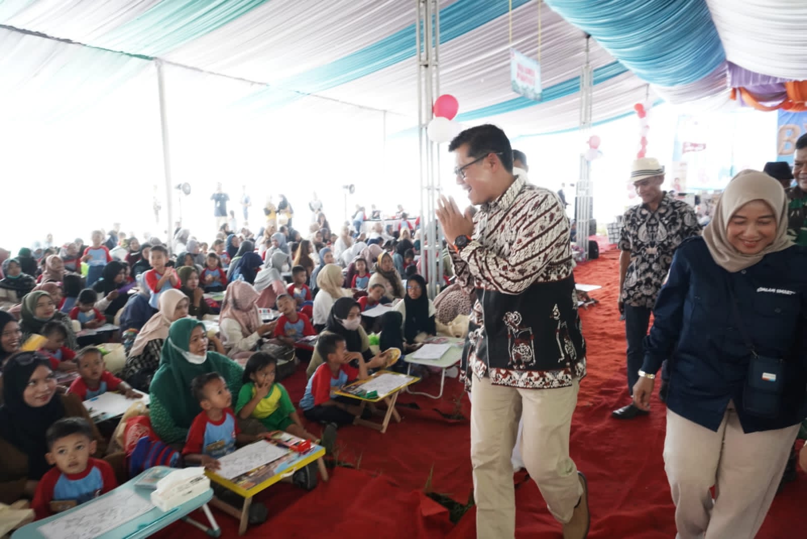 Wakil Bupati Subang Agus Masykur Rosyadi menghadiri Gebyar BIMBAM