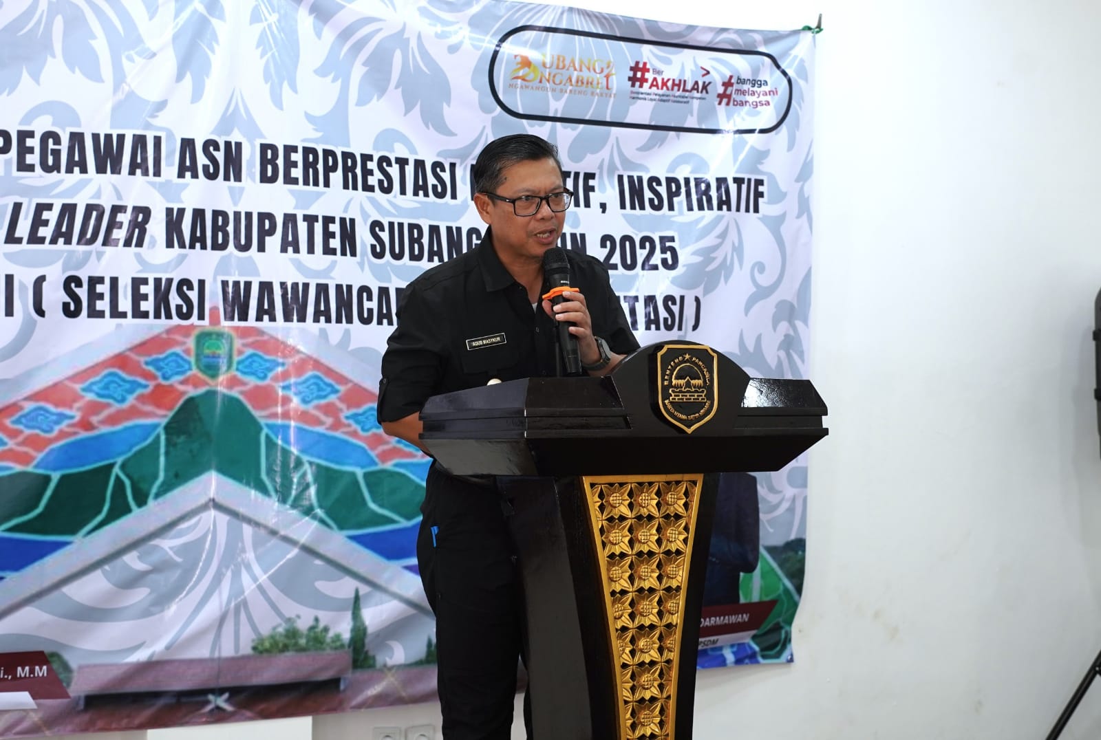 WAKIL BUPATI SUBANG BUKA SELEKSI TAHAP II PENGHARGAAN ASN INOVATIF, INSPIRATIF, DAN THE FUTURE LEADER 2025