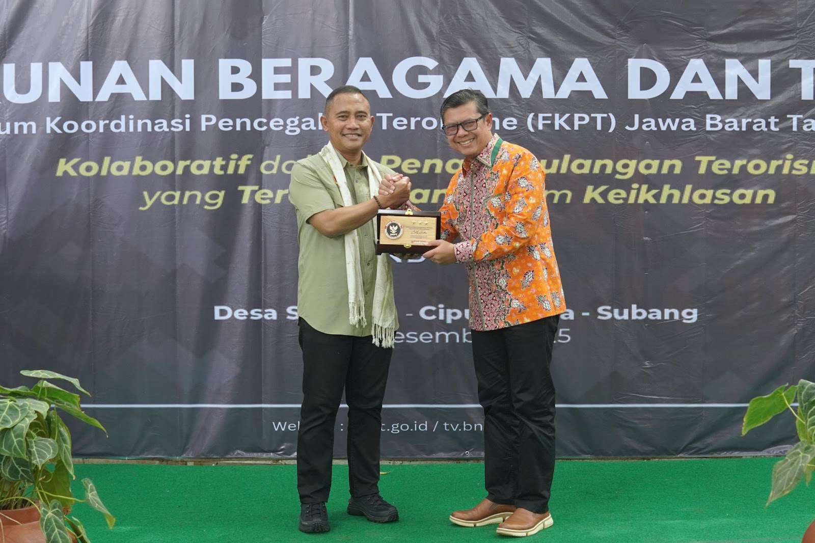 WAKIL BUPATI SUBANG HADIRI KEGIATAN KERUKUNAN BERAGAMA DAN TOLERANSI MELALUI FORUM FKPT JAWA BARAT, TEKANKAN PENGUATAN KERUKUNAN DAN TOLERANSI