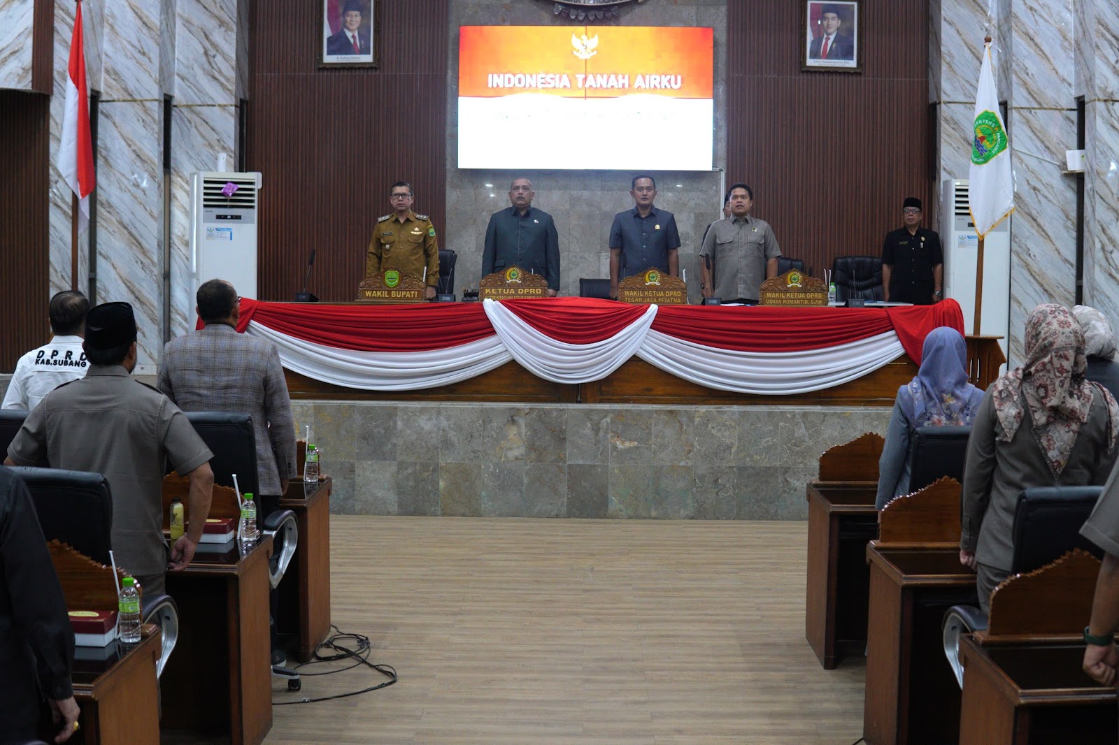 WAKIL BUPATI SUBANG HADIRI PARIPURNA DPRD PENYAMPAIAN PANDANGAN UMUM FRAKSI, FRAKSI-FRAKSI DORONG PENGUATAN KAPASITAS FISKAL DAERAH