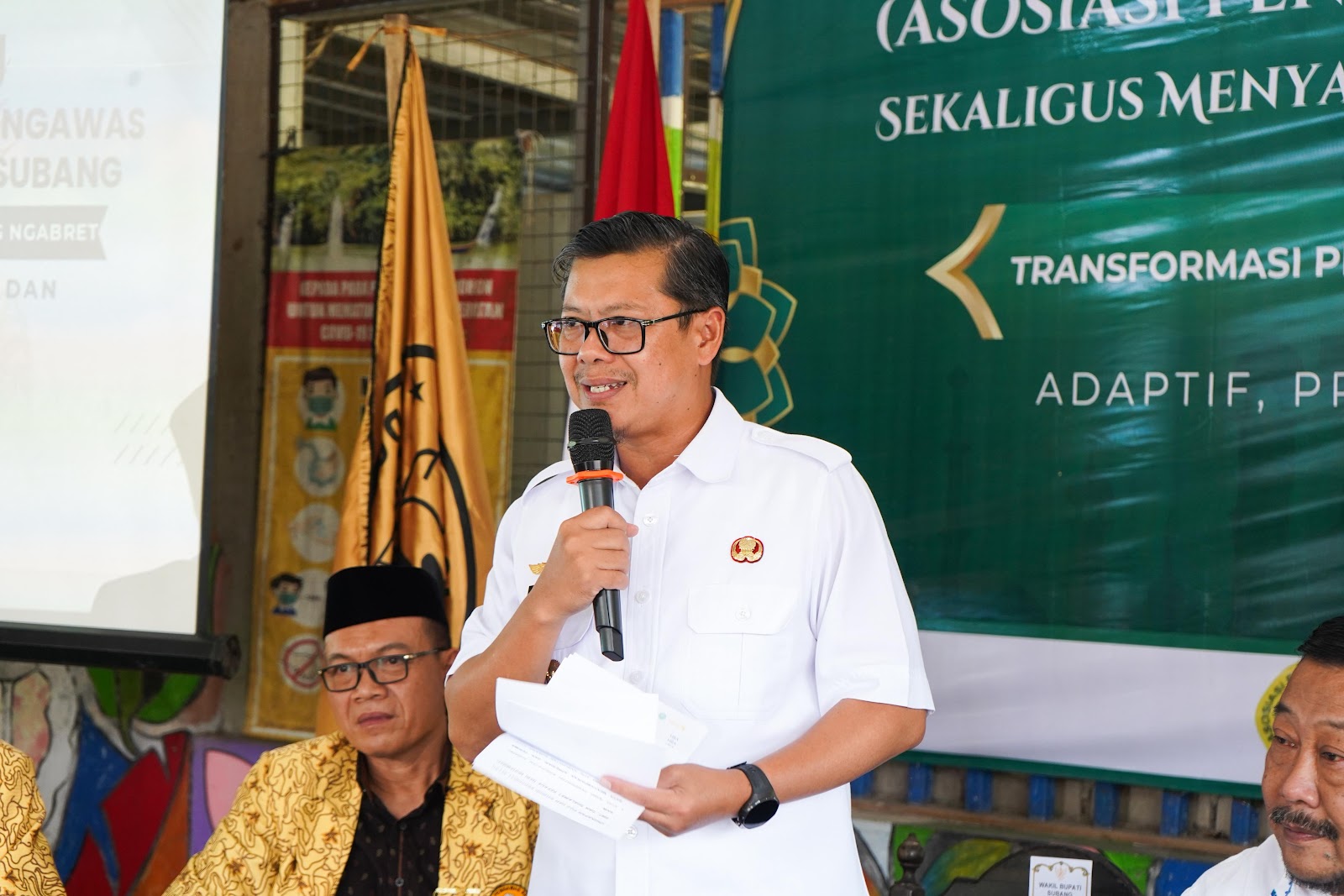 WAKIL BUPATI SUBANG HADIRI RAKERKAB APSI SUBANG, TEGASKAN TIDAK BOLEH ADA ANAK PUTUS SEKOLAH