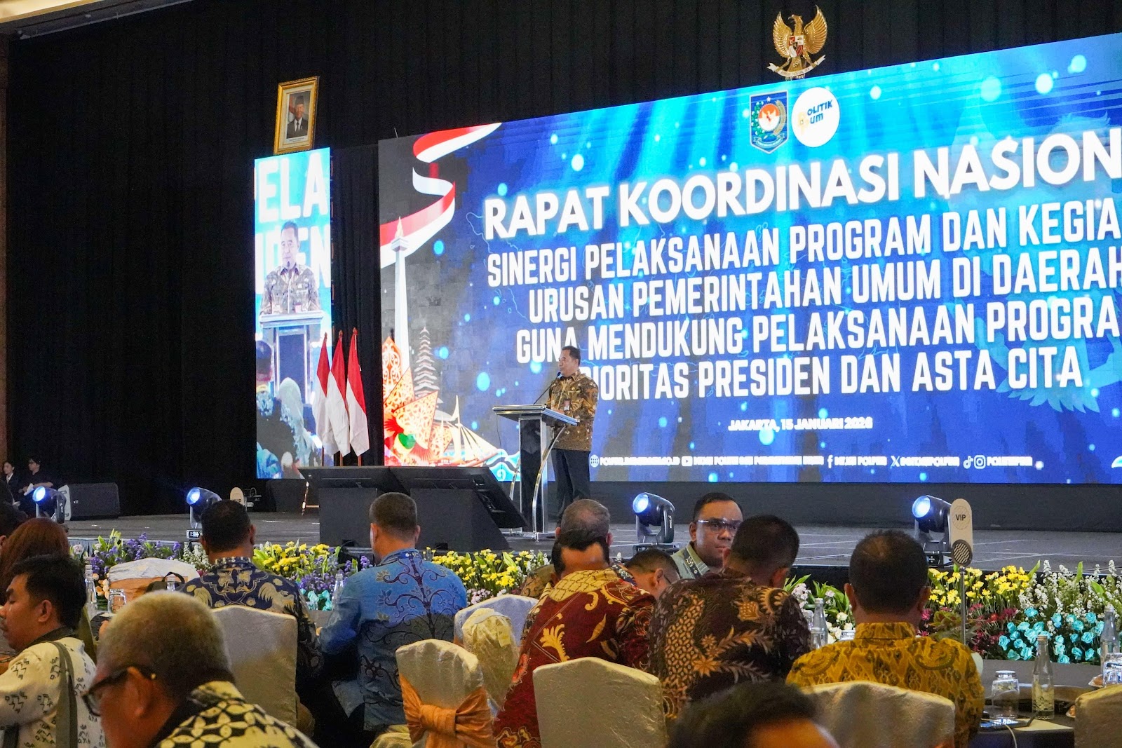 Wakil Bupati Subang Hadiri Rakornas Kemendagri, Perkuat Sinergi Pusat dan Daerah Dukung Asta Cita