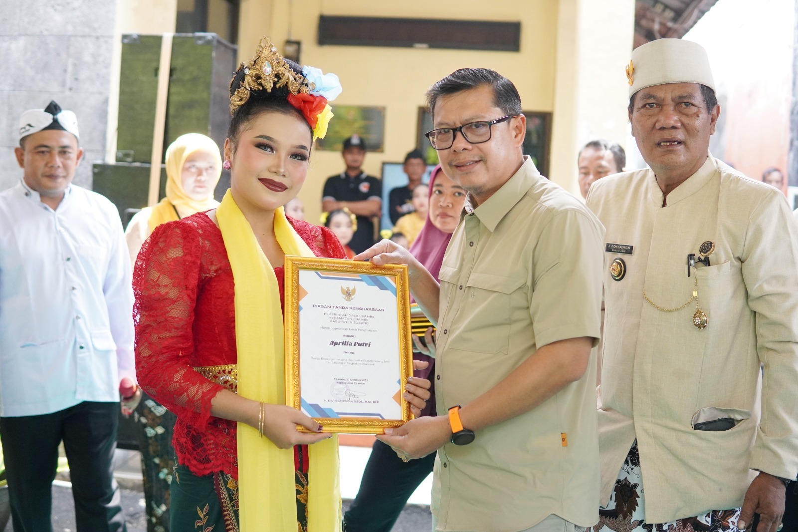 WAKIL BUPATI SUBANG HADIRI SEMARAK MILANGKALA KE-138 DESA CIJAMBE