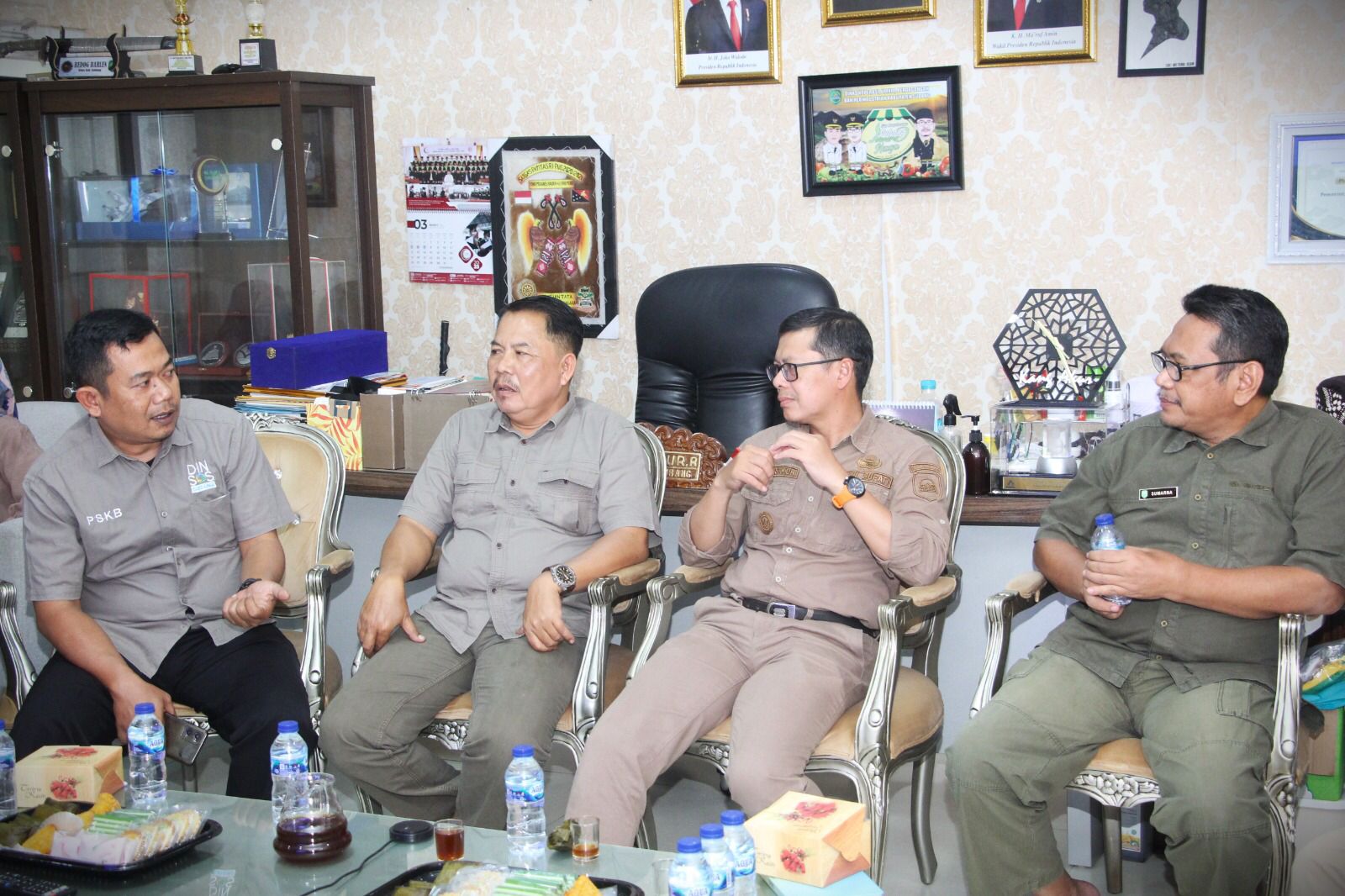 Wakil Bupati Subang ikuti RAKOR Stranas PK Bantuan Sosial Dengan Kemensos