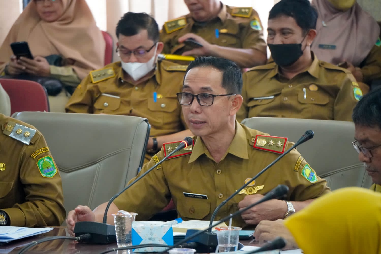 Wakil Bupati  Subang laksanakan briefing staf