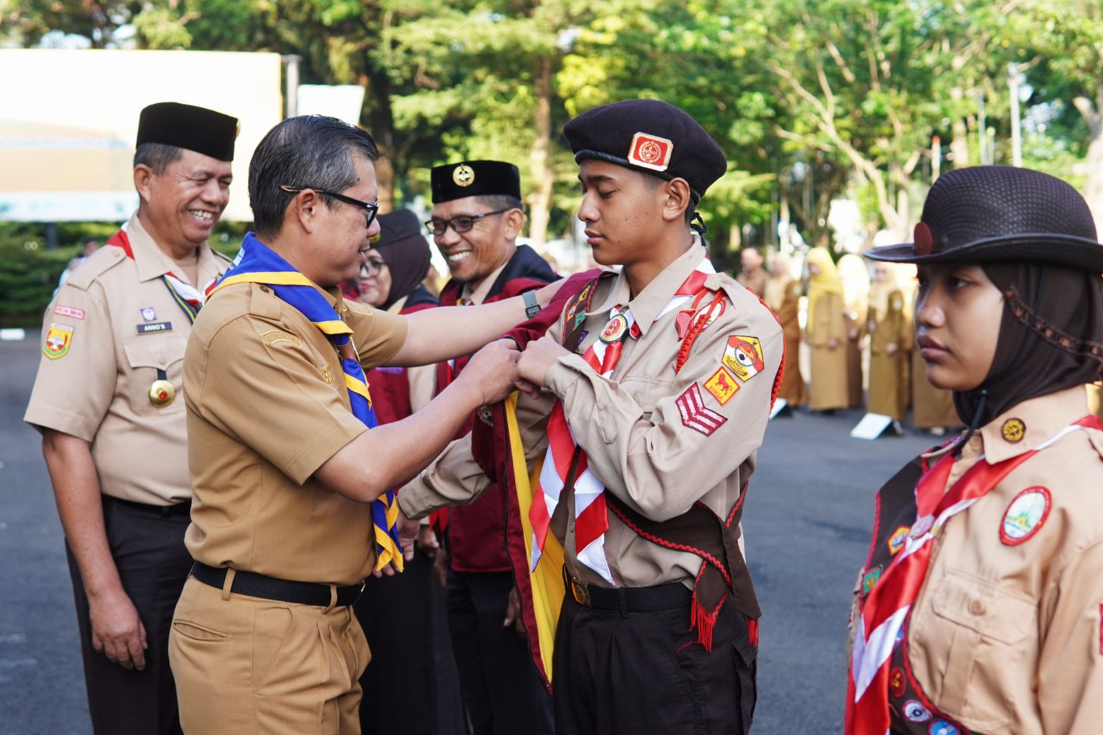 WAKIL BUPATI SUBANG LEPAS KONTINGEN PRAMUKA UNTUK JAMBORE DAERAH JAWA BARAT 2025: TEKANKAN DISIPLIN DAN JAGA NAMA BAIK DAERAH