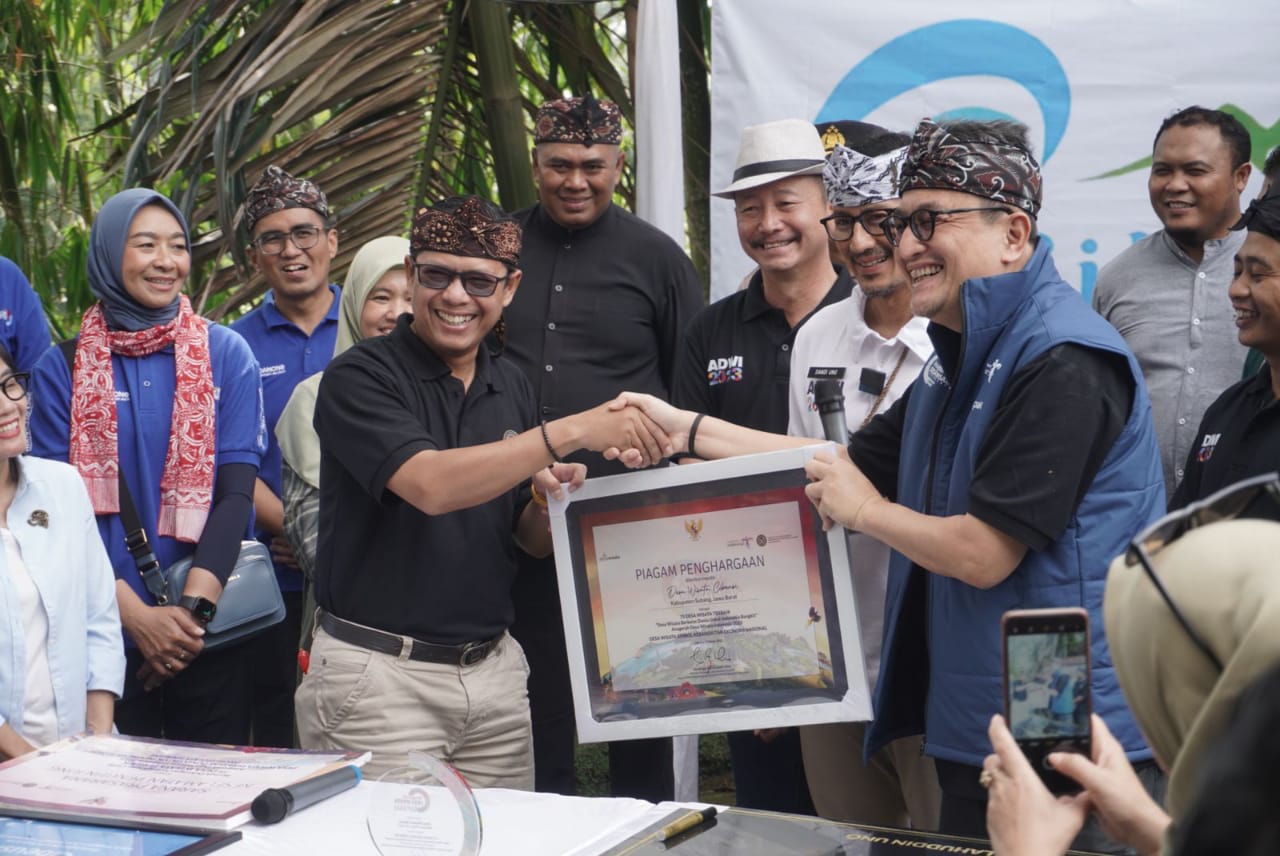 Wakil Bupati Subang menghadiri Anugerah Desa Wisata Indonesia (ADWI) 2023