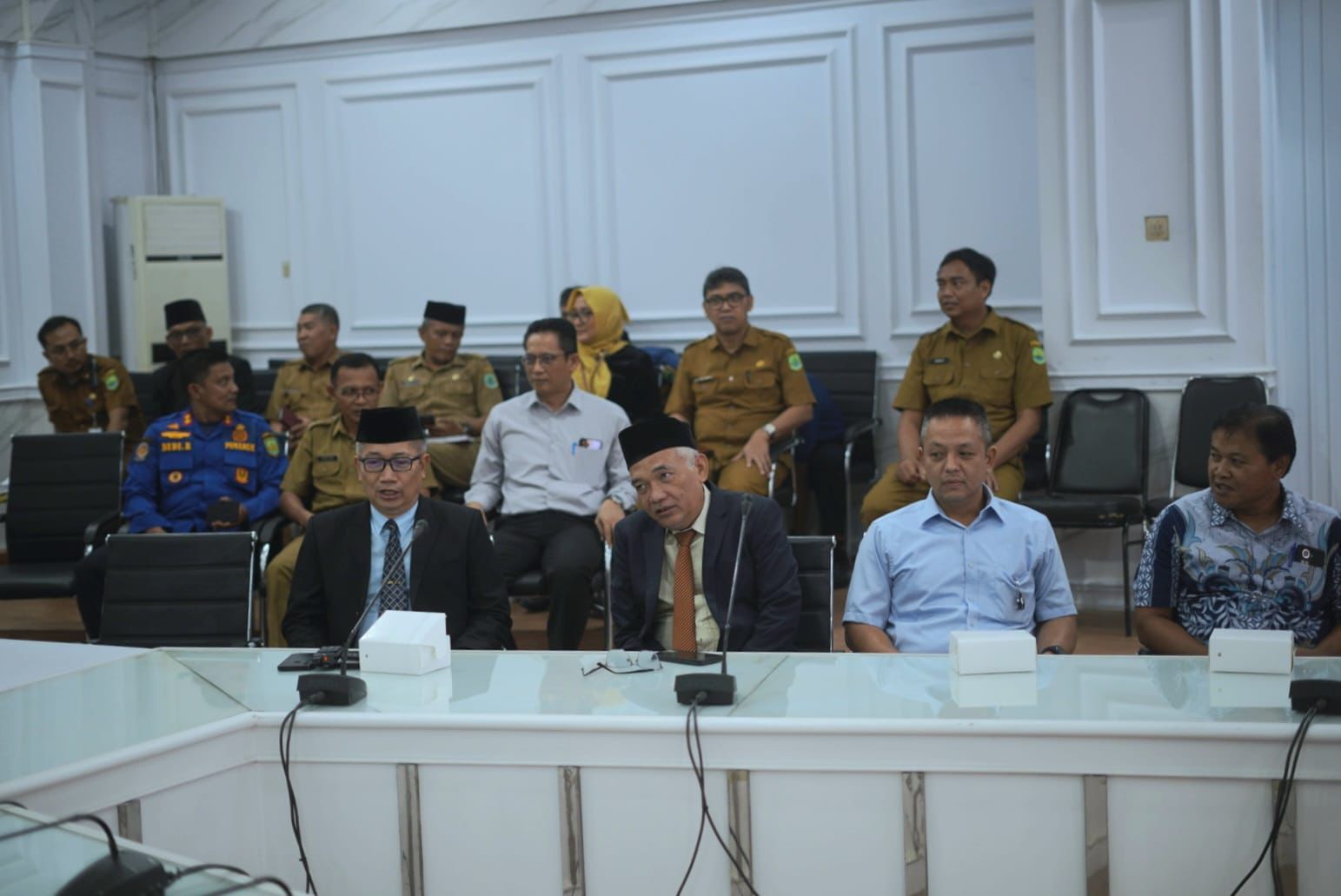 WAKIL BUPATI SUBANG PIMPIN BRIEFING STAFF DAN PENANDATANGANAN MOU DUKUNGAN FASILITAS PEMADAM KEBAKARAN KAWASAN INDUSTRI