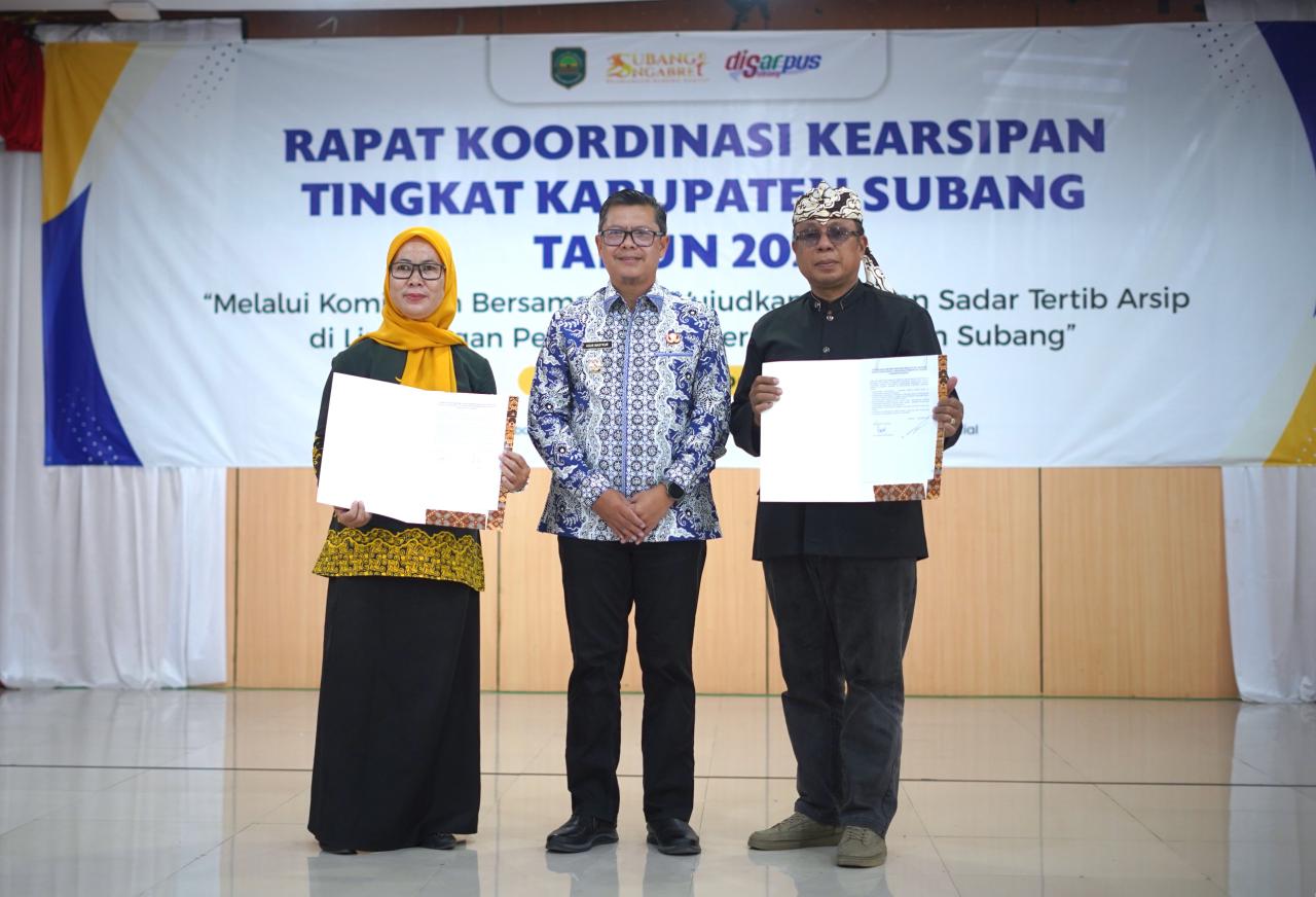 WAKIL BUPATI SUBANG TEGASKAN PENTINGNYA ARSIP SEBAGAI PILAR PELAYANAN PUBLIK DAN AKUNTABILITAS DAERAH