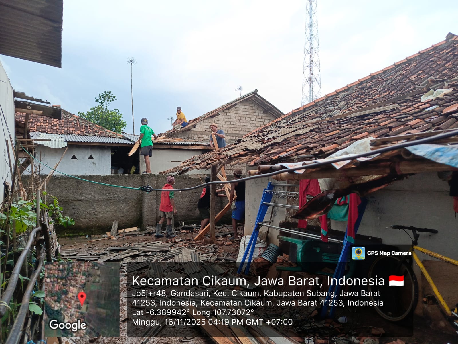 Warga Galumpit Desa Gandasari Butuh Perhatian Dari Dewan Dapil 7,Terdampak Puting Beliung